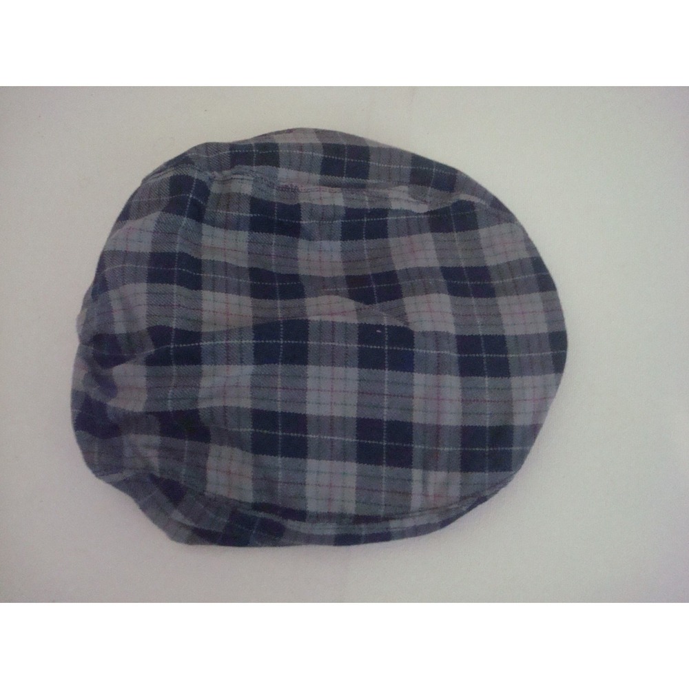 PLAID 1980S USA MADE IVY RH NEWSBOYS GATSBY DRIVING HAT CAP VINTAGE DEADSTOCK 04